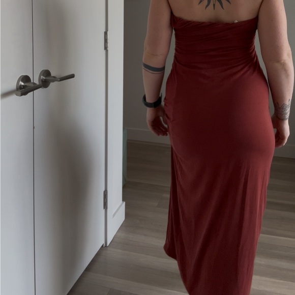 Free People Hayley Midi Strapless Dress - Picture 2 of 3